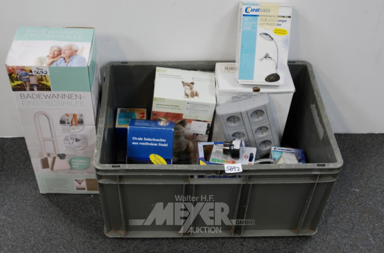 Posten Hausrat: Bewegungsmelder,