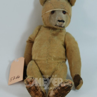 alter Teddybär ''Steiff'', ca. 33 cm,