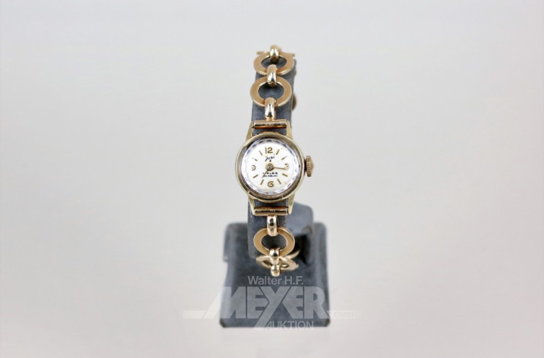 Damenarmbanduhr, 585er GG, ''JUSI''