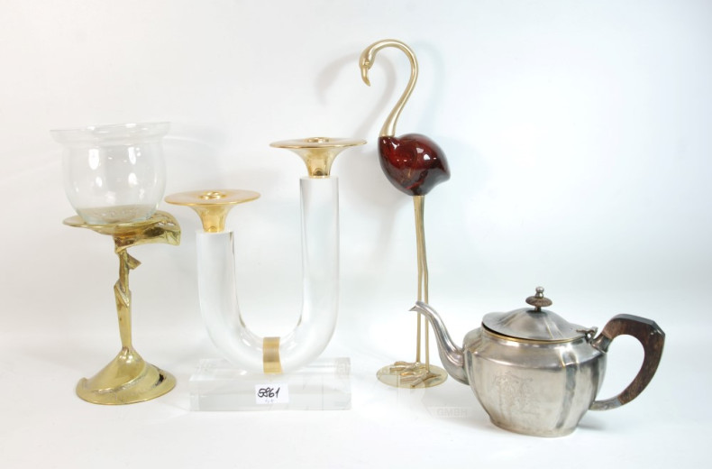 Posten Dekoration: Acry-Leuchter,