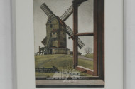 Graphik, ''Windmühle'', unlerserl. sign.