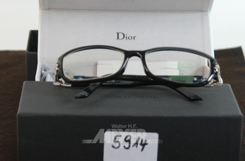 Brille ''Dior'' mit orig. Etui