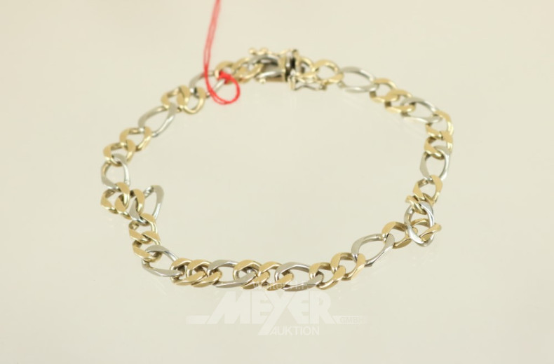 Gliederarmband, 750er GG,