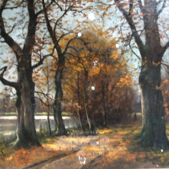 Gemälde ''Waldweg''