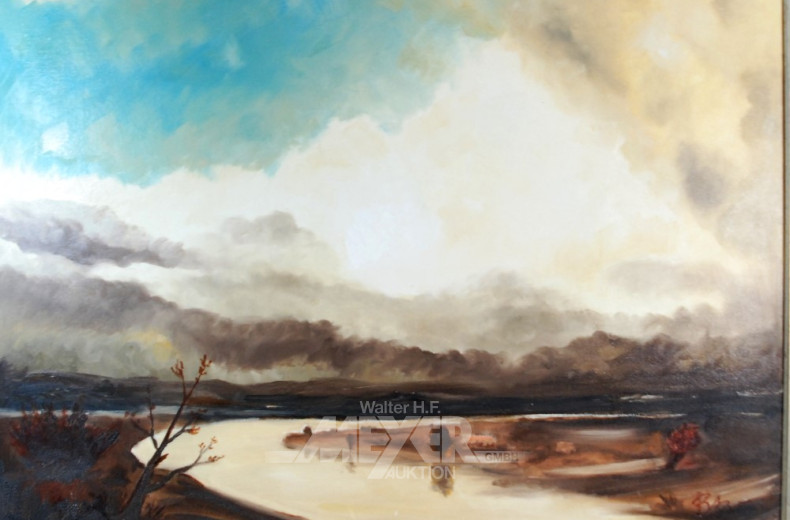Gemälde ''Flusslandschaft''