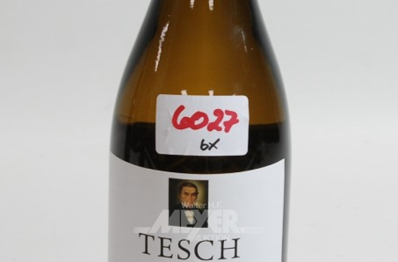 6 Flaschen Weißwein ''TESCH'' 2016
