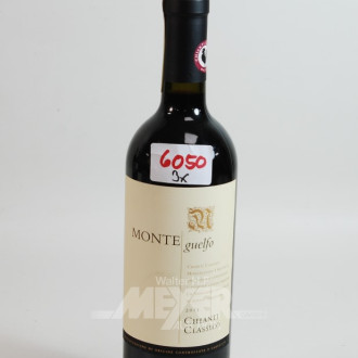 3 Flaschen Rotwein ''MONTE Guelfo''