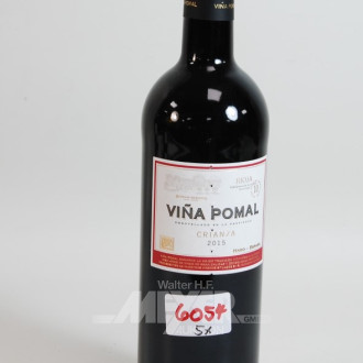 5 Flaschen Rotwein ''Vina Pomal''