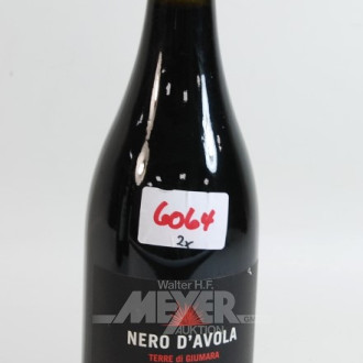 2 Flaschen Rotwein ''Nero D`Avola''