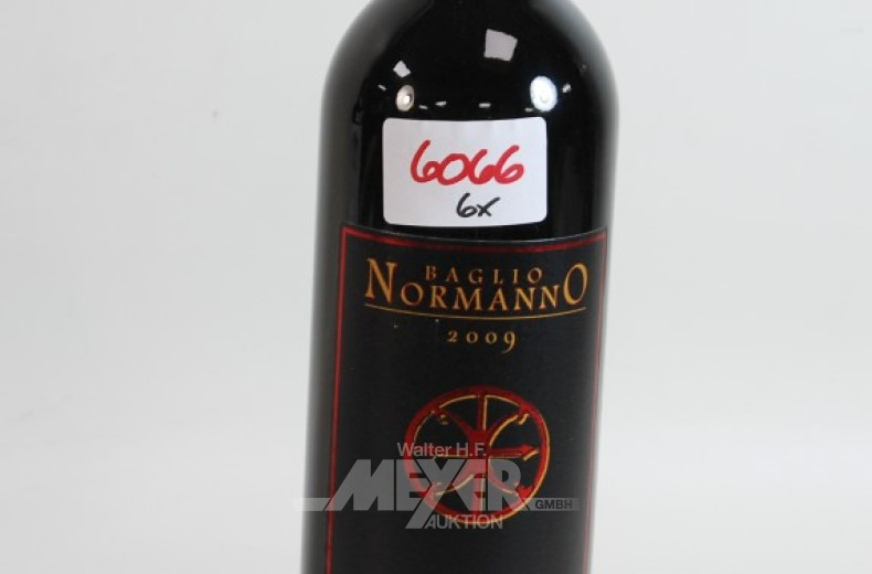 6 Flaschen Rotwein ''Baglio Normanno''