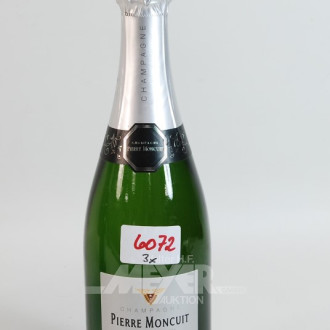 3 Flaschen Champagner ''Pierre Moncuit''