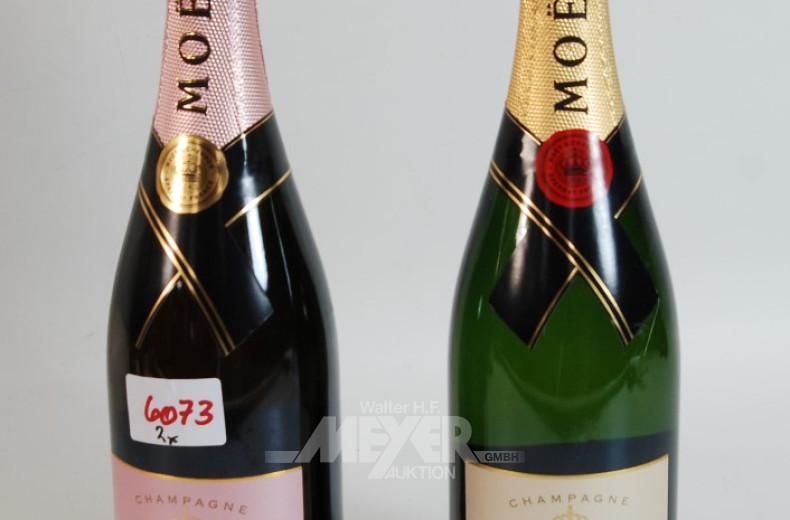 2 Flaschen Champagner ''Moet & Chandon''