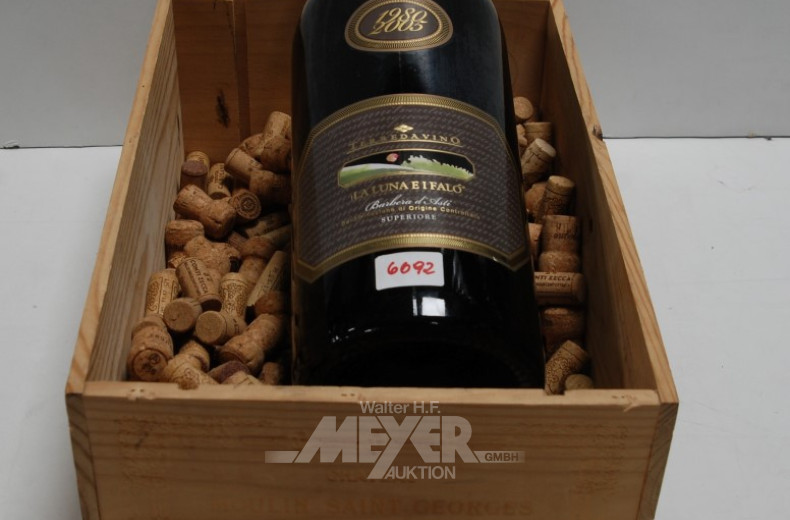 Flasche Rotwein 6 L, LA LUNA E I FALO