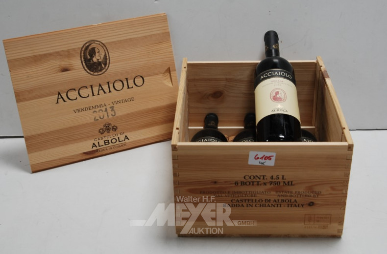 4 Flaschen Rotwein ''Acciaiolo'' 2013