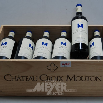 12 Flaschen Rotwein ''Chateau Croix-Mouton''