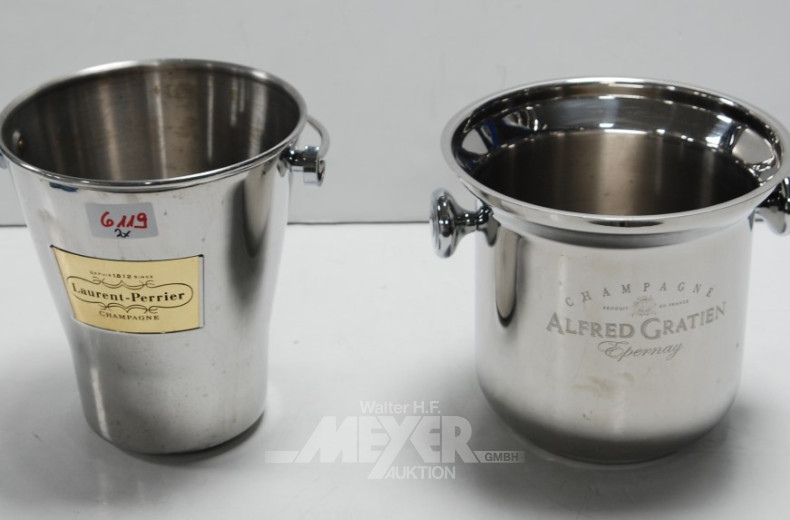 2 Sekt/Champagner-Kühler