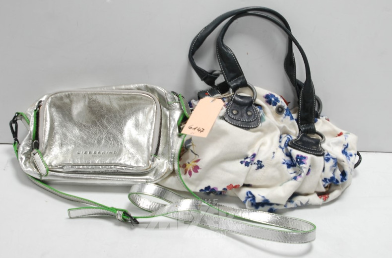 2 Handtaschen ''LIEBESKIND/HUGO BOSS''