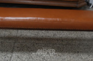 Sitzbank, Leder braun