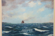 Gemälde ''stürmische Elbe''
