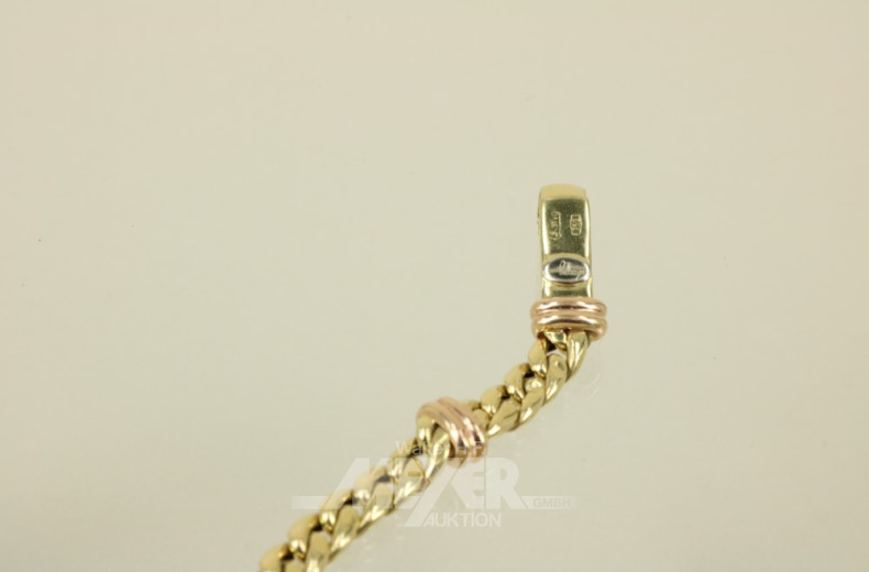 Armband, 750er Gelbgold