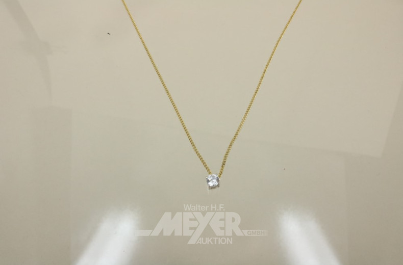 Kettchen, 333er Gelbgold mit Anhänger