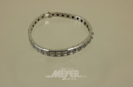 Armband, 750er WG, besetzt mit