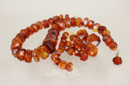 kl. Posten Bernteinschmuck: Kette,