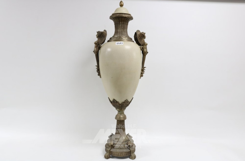 Amphoren-Deckel-Vase mit