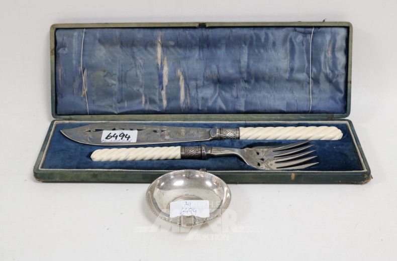 Vorlegebesteck, 2-tlg., im Etui