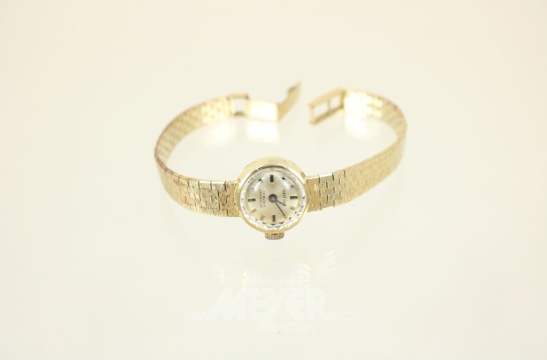 Damenarmbanduhr, 585er GG