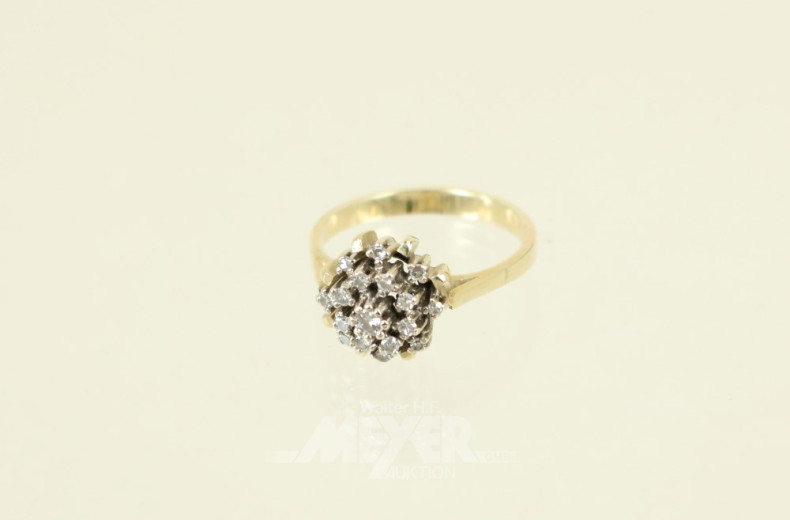 Ringe, 585er GG (Säuretest)