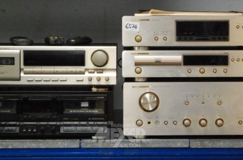 Musikanlage, 6-teilig, ''MARANTZ, ''DENON''