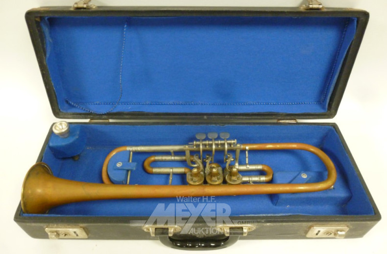 Trompete, Messing mit Koffer