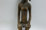 afrik. Skulptur ''sitzende Frau''