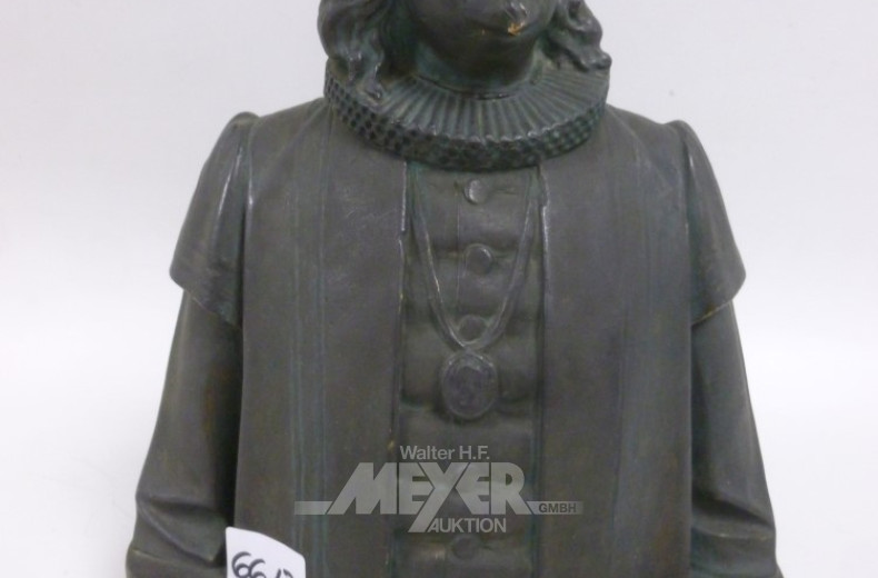 Keramik-Büste ''John. Rist''