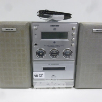 Mini-Musikanlage mit 2 Boxen ''MEDION''