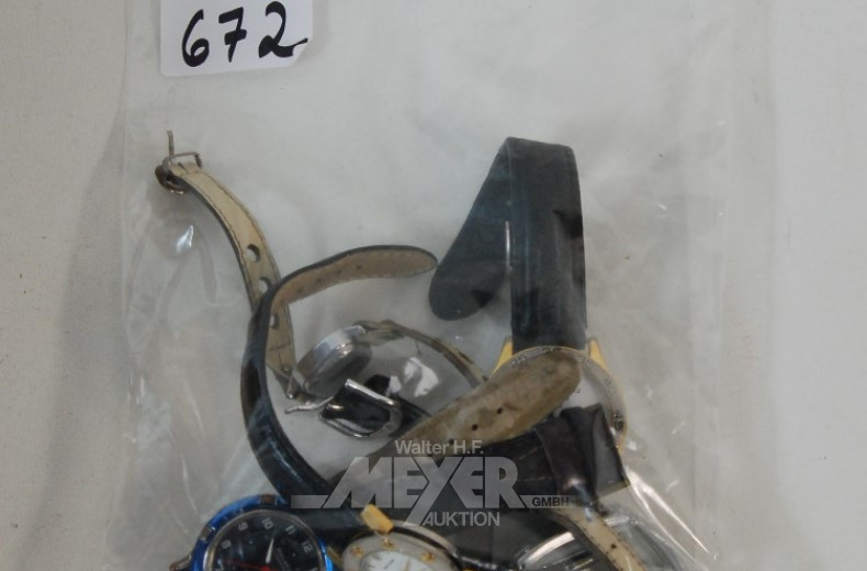 5 Damen- Armbanduhren, u.a.: Fossati,