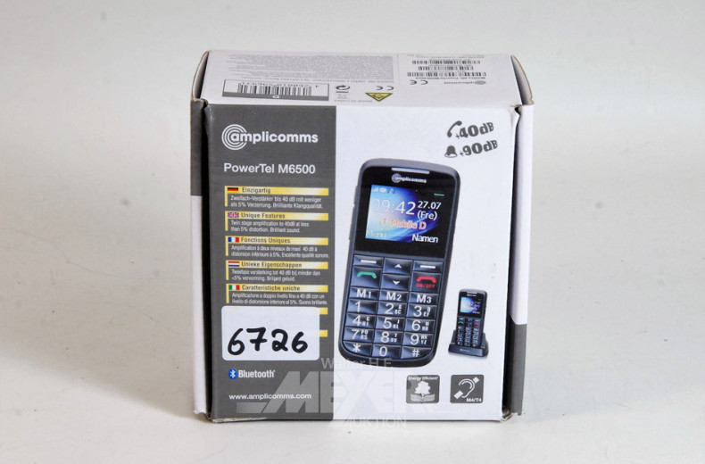 Senioren-Mobiltelefon ''amplicomms''