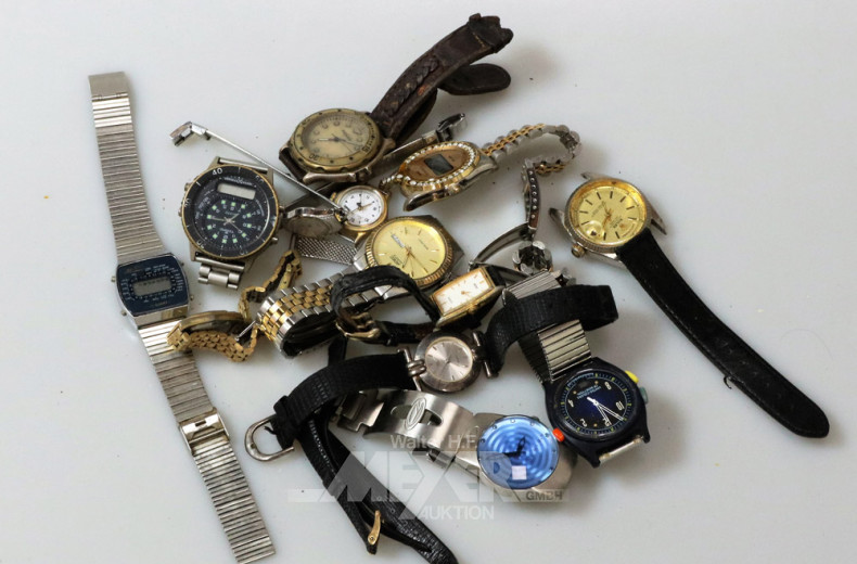 Posten Damen-u. Herrenarmbanduhren