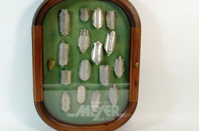 Posten Wanderstockplacketten, teils