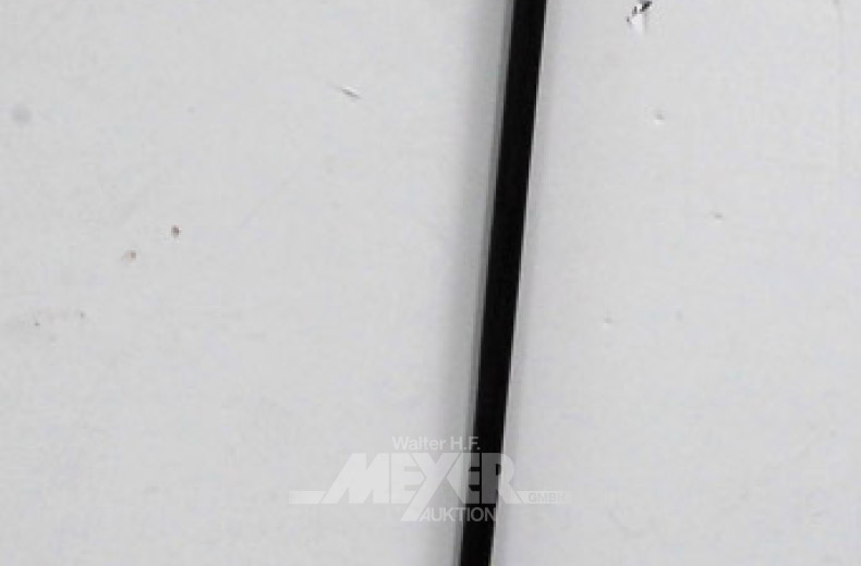 Gehstock mit Silberknauf 800er