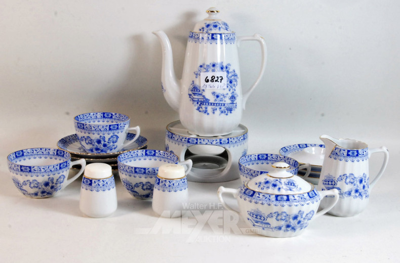 Porz.-Tee-Service, Ind. Blau,