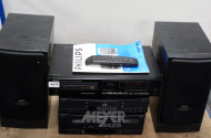 Musikanlage ''DENON/PHILIPS'' 5-tlg.
