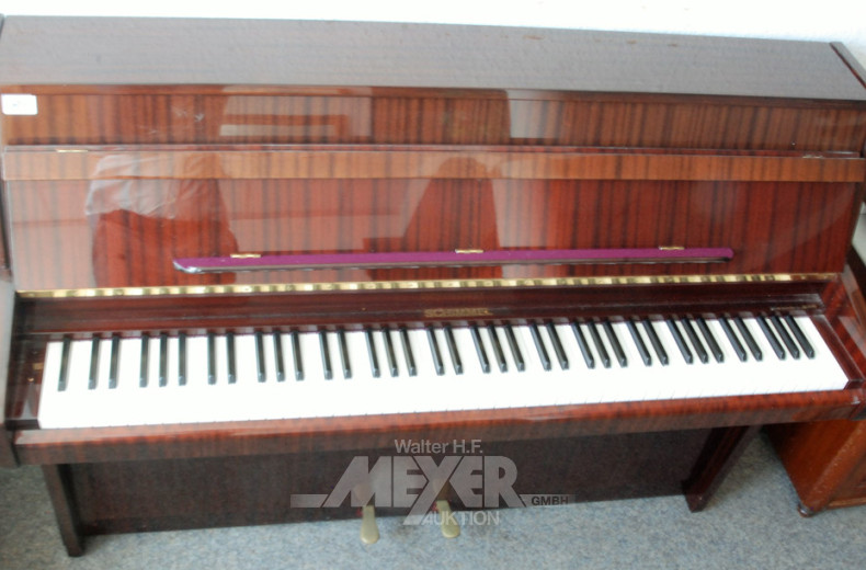 Klavier ''SCHIMMEL'', Mahagoni Hochglanz