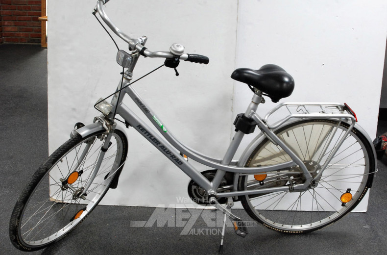 Alu-Damenfahrrad ''KETTLER'' 28'', silber