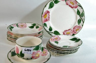 13 Posten Geschirrteile ''V&B'' Wild-Rose
