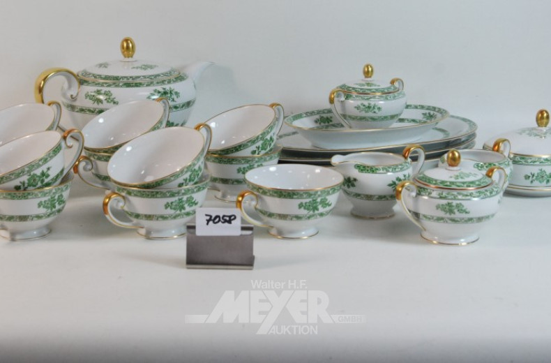 Posten div. Porzellan Tee- und