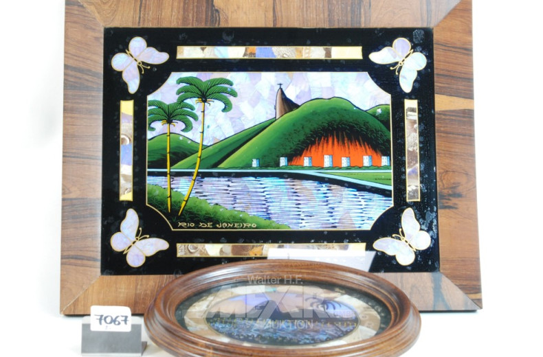 2 Bilder ''Rio de Janeiro'', im Holzrahmen