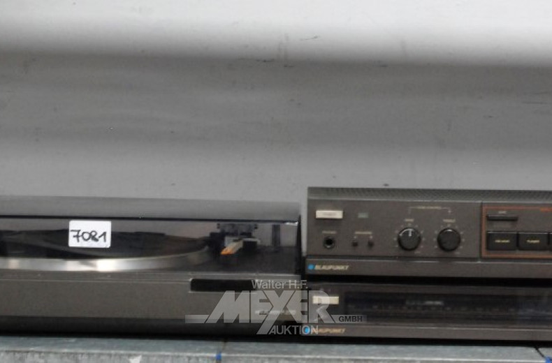 Musikanlage, 3-tlg. ''BLAUPUNKT'':