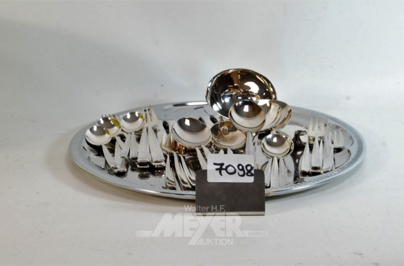 Posten Besteckteile ''WMF'', 800er Silber,